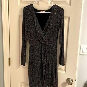 Size medium long sleeve fitted mini dress